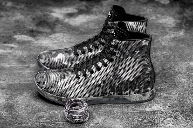 Grey Nobull High-Top Shadow Tie-Dye Men's Trainers | CA X1459Y